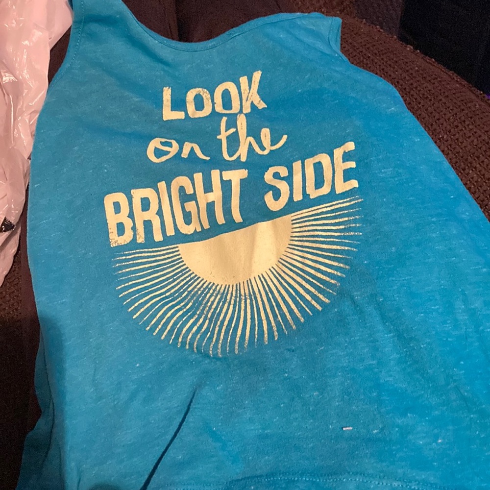 Teal tank top
